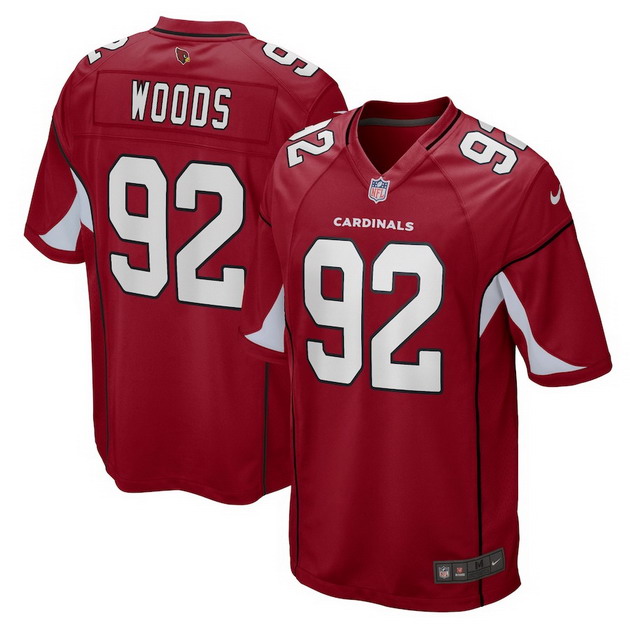 mens nike antwaun woods cardinal arizona cardinals game player jersey